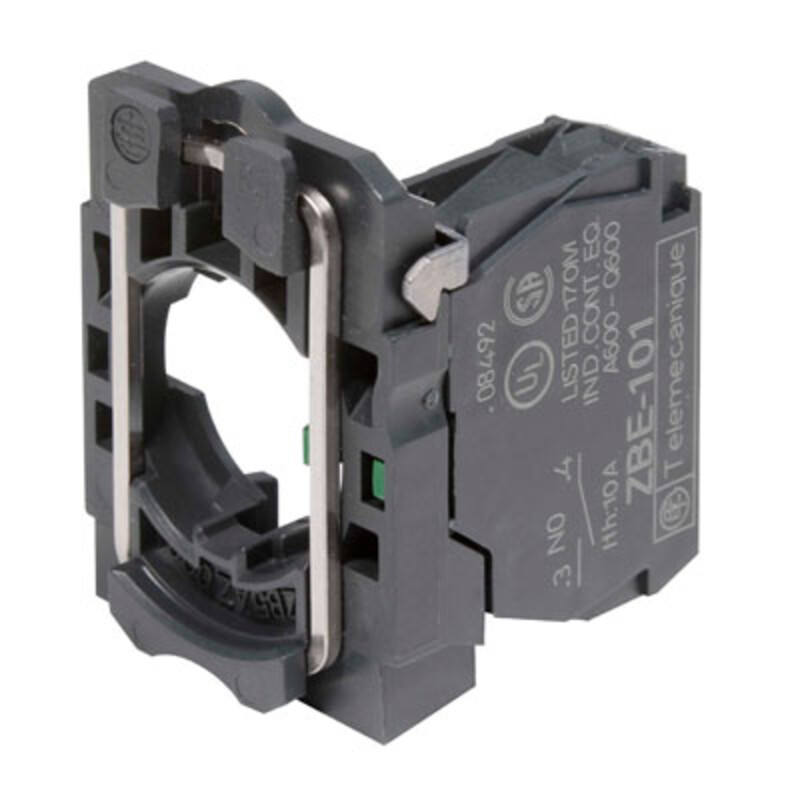 Schneider Harmony XB5 Normally Open Contact Block with Fixing Collar