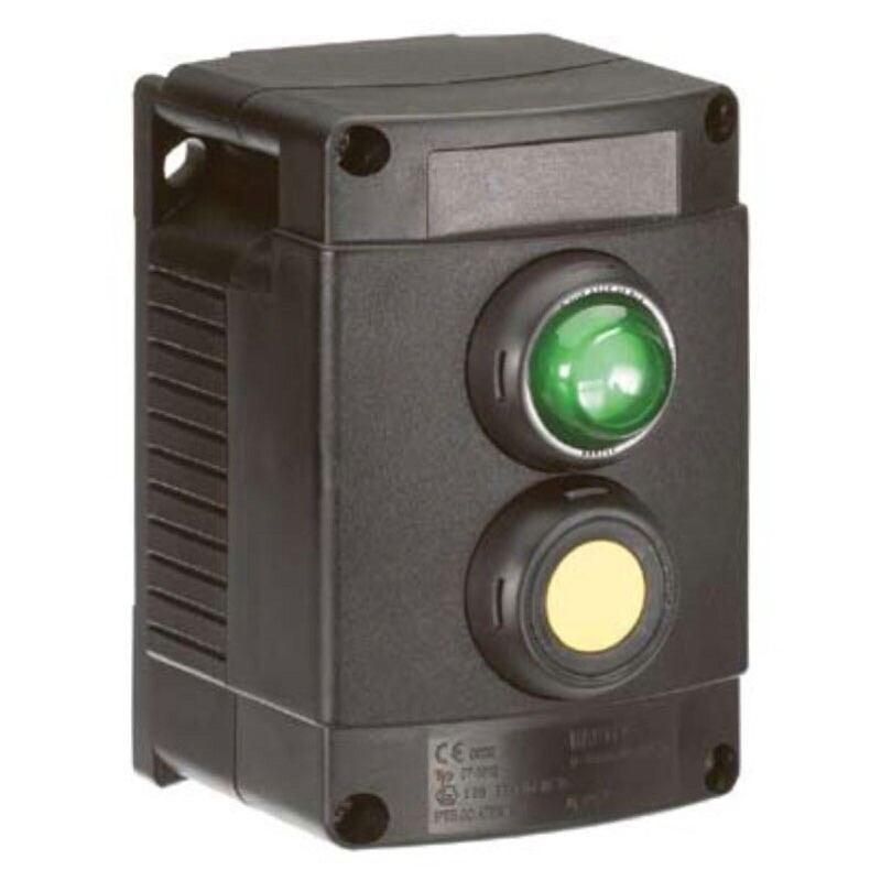 07-3512-10LGGP74 Bartec ComEx Double Gang Control Station 1 Indicator Light Green 1 Pushbutton 1 NO + 1 NC