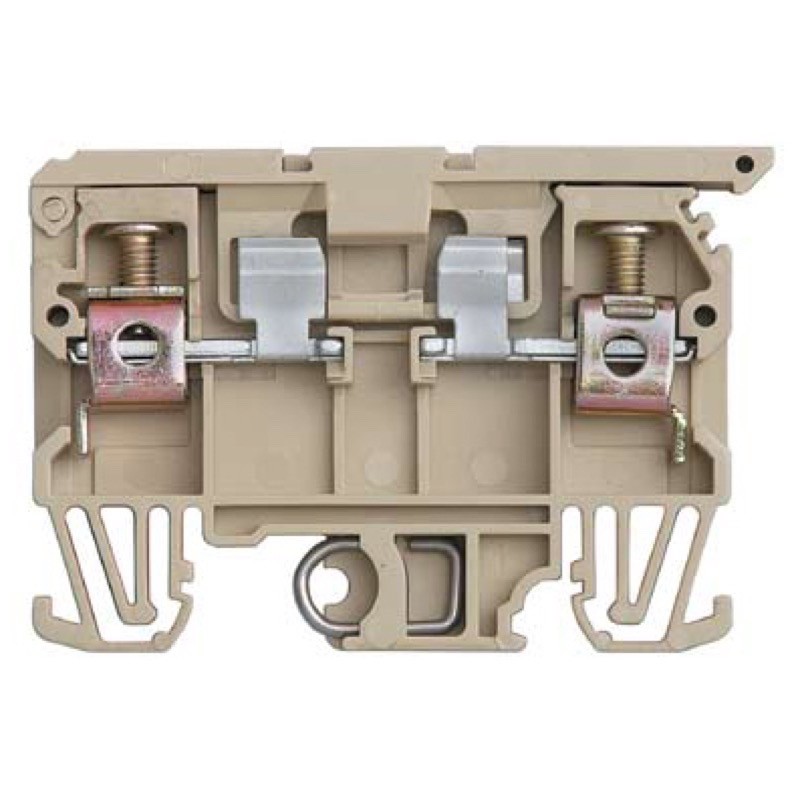 ERF2BEIGE IMO ER 6mm Beige Fuse DIN Rail Terminal for TS35 Rail suitable for 5 x 20mm &amp; 5 x 25mm Fuse