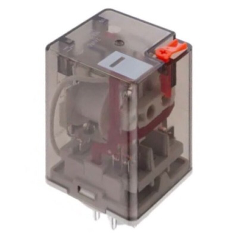 HF10FH048A2ZDT Hongfa HF10 Double Pole 10A Relay 48V AC Coil 2 Change-Over Contacts (DPDT) Test Button &amp; LED Indication