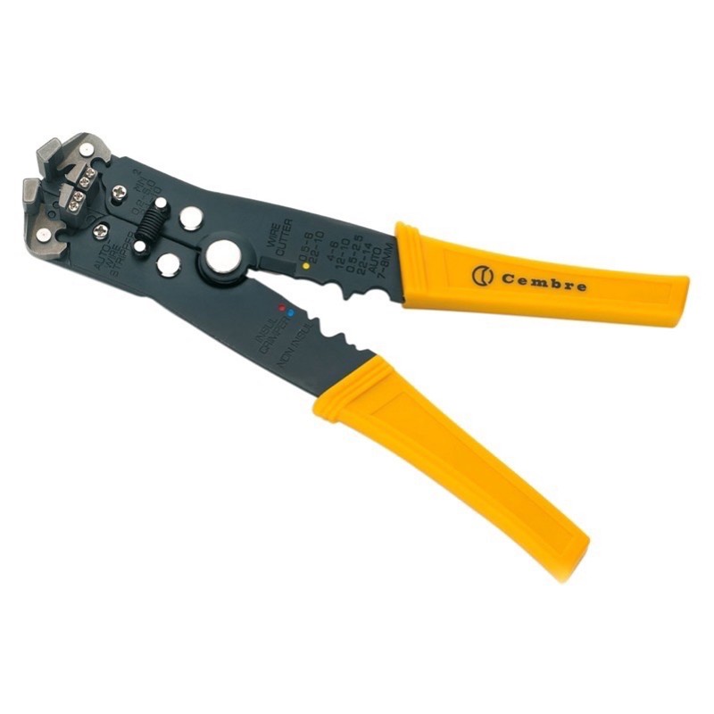 HB7 CEMBRE Cutting, Stripping &amp; Crimping Tool for Red, Blue &amp; Yellow Insulated Crimps