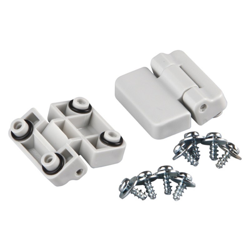 DSHI1 Ensto Cubo S Pair of External Hinges for Cubo S &amp; Cubo D Enclosures RAL7035