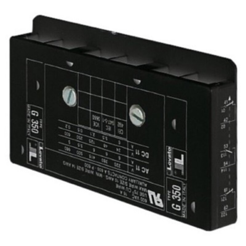 11G354 Lovato Electric B Series Auxiliary Contact 1 NO &amp; 1 NC Side Mounting