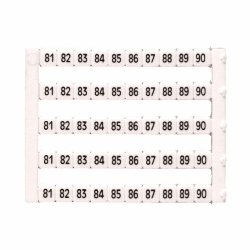 MT5-81-90 IMO MT5 Marking Tag 5 x 5mm Printed 81-90