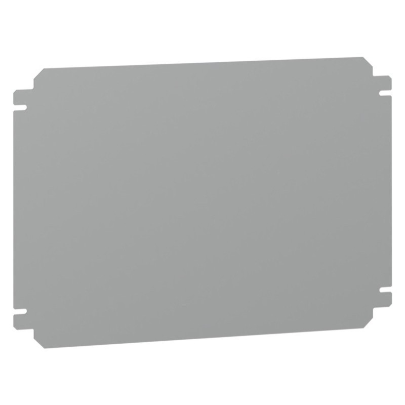 NSYMM34SB Schneider Electric PanelSeT SBM Mounting Plate for SBM3040 Terminal Box Galvanised Steel Plate Dimensions 275H x 385W x 2mmD