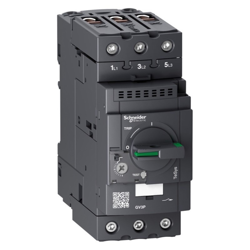 GV3P80 Schneider TeSys GV3 70 - 80A Motor Breaker with Rotary Knob Control Motor Rating 45kW