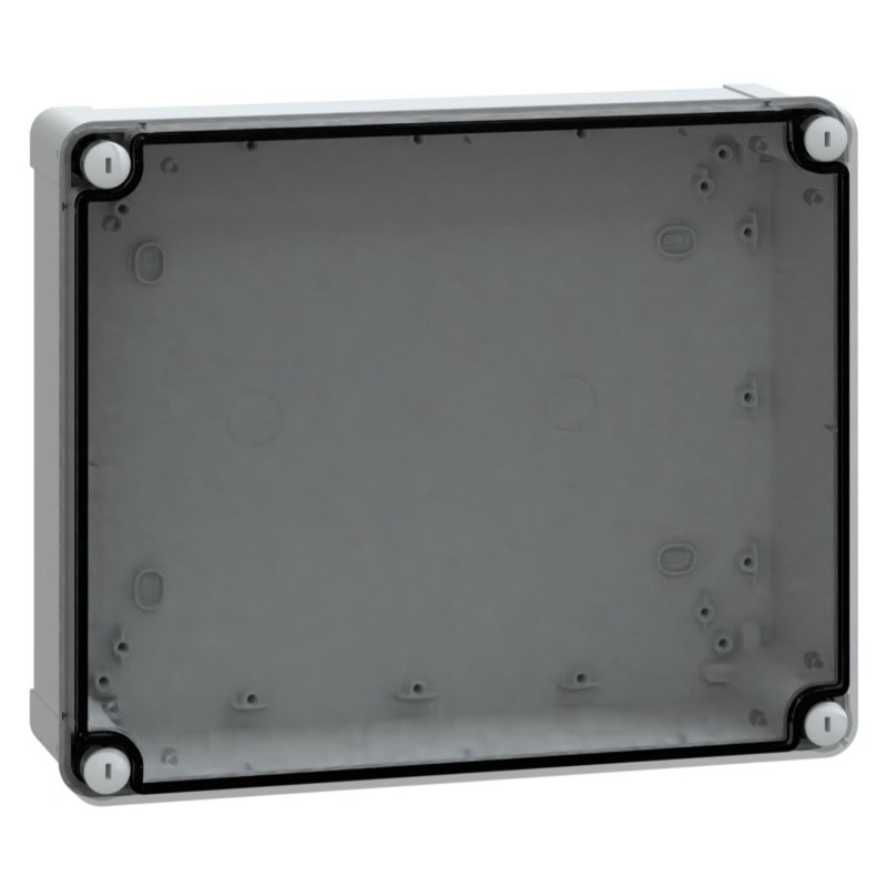 NSYTBP29248T Schneider PanelSeT TBP Polycarbonate 291 x 241 x 88mmD Enclosure Clear Lid IP66 RAL7035