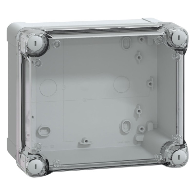 NSYTBS191610HT Schneider PanelSeT TBS ABS 192 x 164 x 105mmD Enclosure Clear Lid IP66 RAL7035