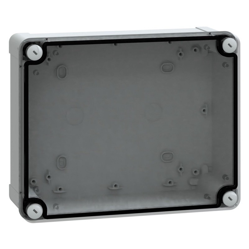NSYTBS24198T Schneider PanelSeT TBS ABS 241 x 194 x 87mmD Enclosure Clear Lid IP66 RAL7035