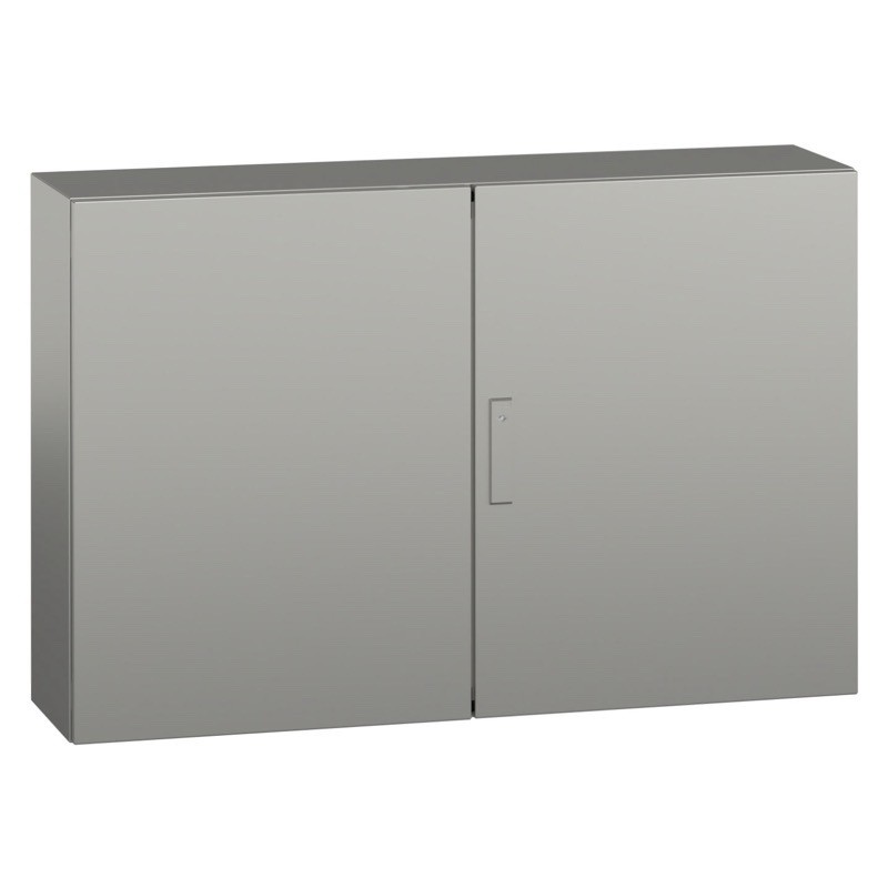 NSYS3X801230 Schneider Electric PanelSeT S3X Stainless Steel 304L 800H x 1200W x 300mmD Wall Mounting Enclosure IP55