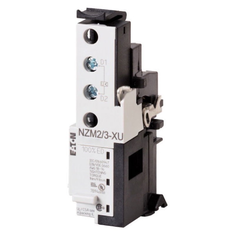 NZM2/3-XU380-440AC Eaton NZM2 Undervoltage Trip 380-440V AC 