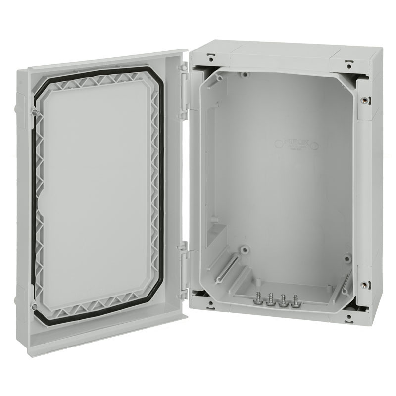 NEO PC 322215 G Fibox NEO Polycarbonate 320H x 220W x 150mmD Wall Mounting Enclosure