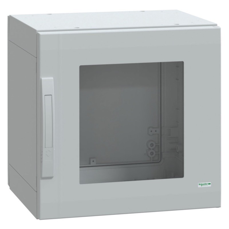 NSYPLA554TG Schneider Electric Thalassa PLA GRP 500H x 500W x 420mmD Floor Standing Enclosure IP65 Glazed Door