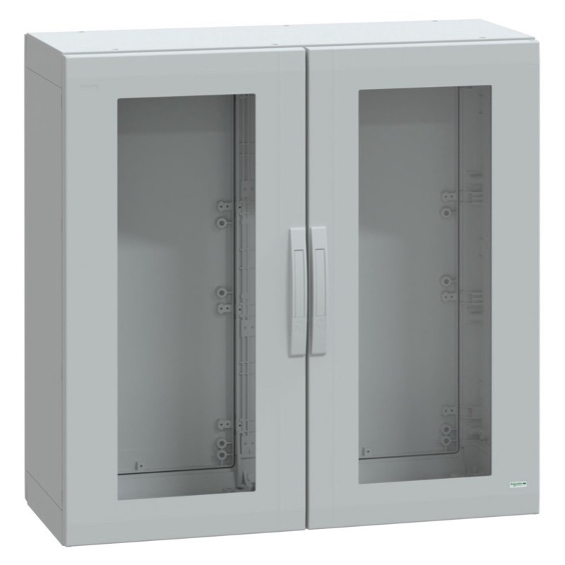 NSYPLA10104TG Schneider Thalassa PLA GRP 1000H x 1000W x 420mmD Floor Standing Enclosure IP65 Glazed Doors