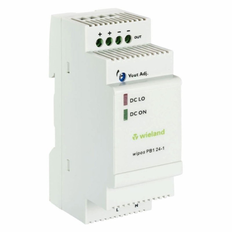 81.000.6310.0 Wieland wipos PB1 Power Supply 1A 24W 90-264VAC Input Voltage 24VDC Output Voltage