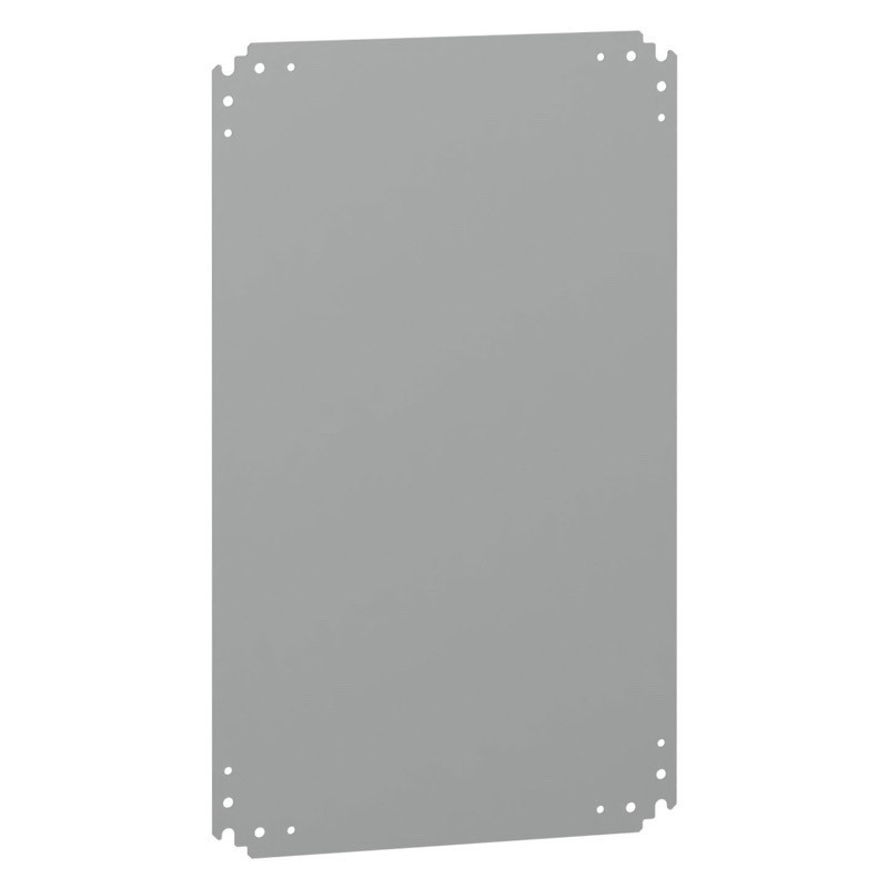 NSYPMM75 Schneider Electric Thalassa PLA Internal Mounting Plate Galvanised Steel 640H x 375W x 2.5mmD