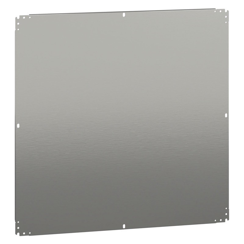NSYMM1010 Schneider Electric PanelSeT NSYMM Internal Mounting Plate Galvanised Steel Dimensions 950H x 950W x 2.5mmD