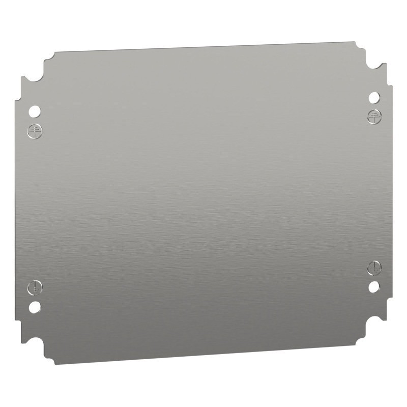 NSYMM3025 Schneider Spacial NSYMM Internal Mounting Plate Galvanised Steel Dimensions 250H x 200W x 2mmD