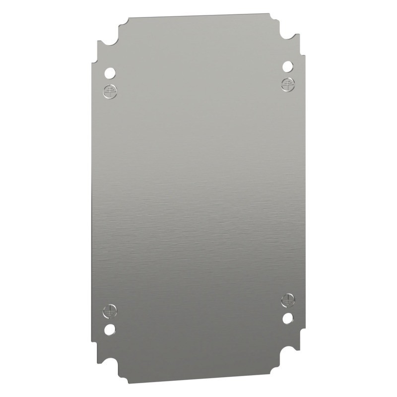 NSYMM32 Schneider Spacial NSYMM Internal Mounting Plate Galvanised Steel Dimensions 250H x 150W x 2mmD