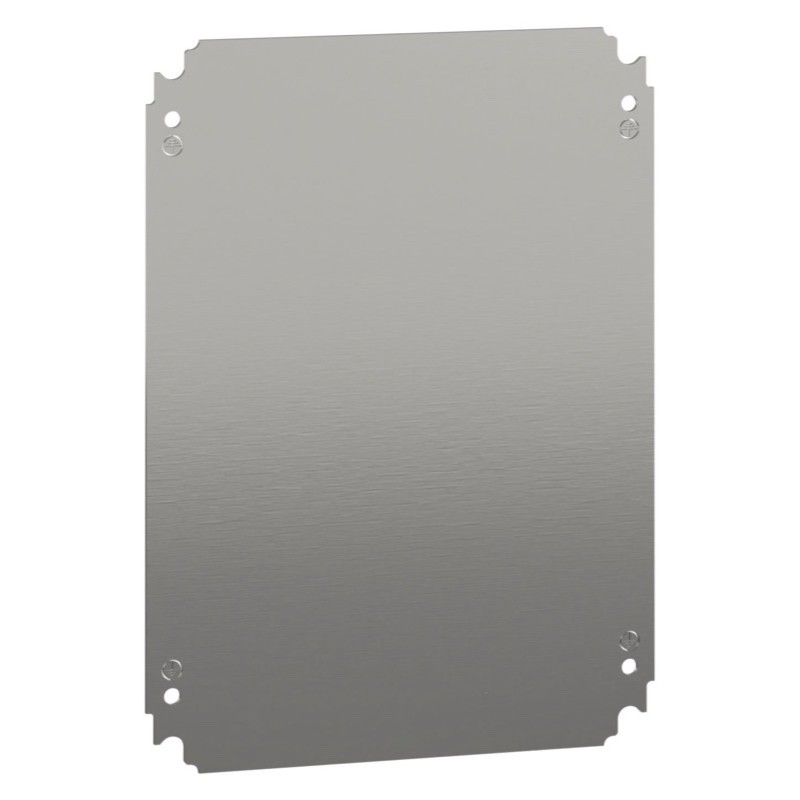NSYMM43 Schneider Electric PanelSeT NSYMM Internal Mounting Plate Galvanised Steel Dimensions 350H x 250W x 2mmD