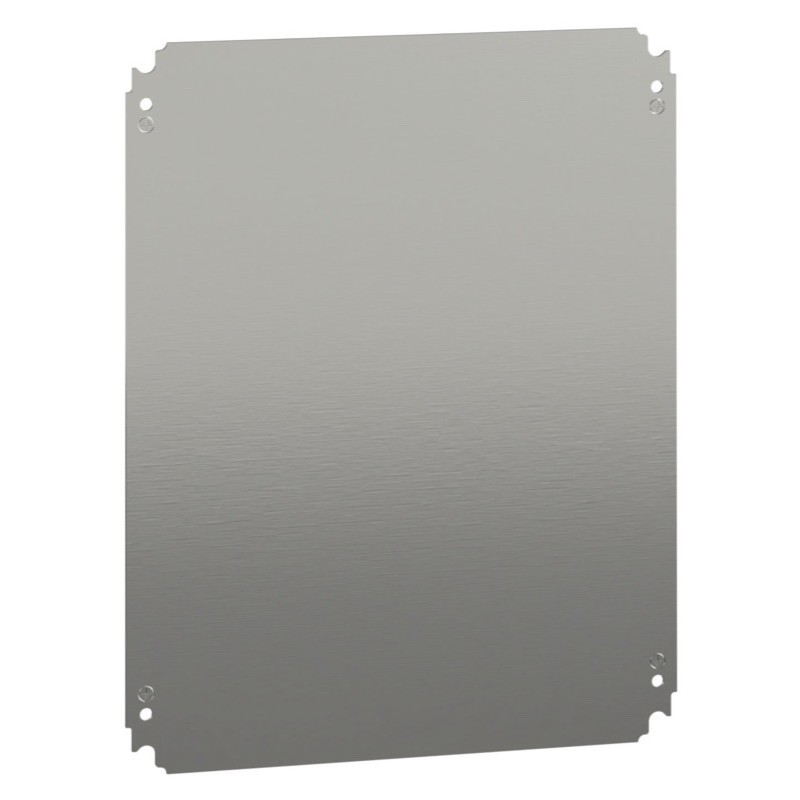 NSYMM54 Schneider Electric PanelSeT NSYMM Internal Mounting Plate Galvanised Steel Dimensions 450H x 350W x 2mmD