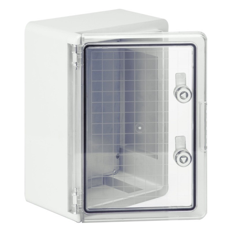 50107057 WISKA WDB T2 ABS 350H x 250W x 150mmD Distribution Enclosure Transparent Door IP65