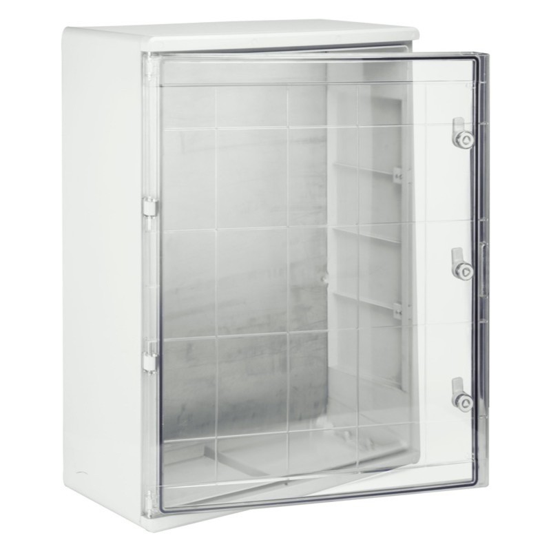 50107066 WISKA WDB T9 ABS 800H x 600W x 260mmD Distribution Enclosure Transparent Door IP65