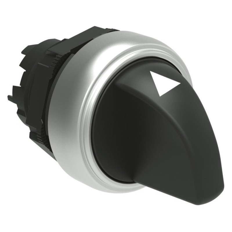 LPCS131 Lovato Electric Platinum 3 Position Selector Switch Actuator I-O-II Spring Return Left and Right to Centre