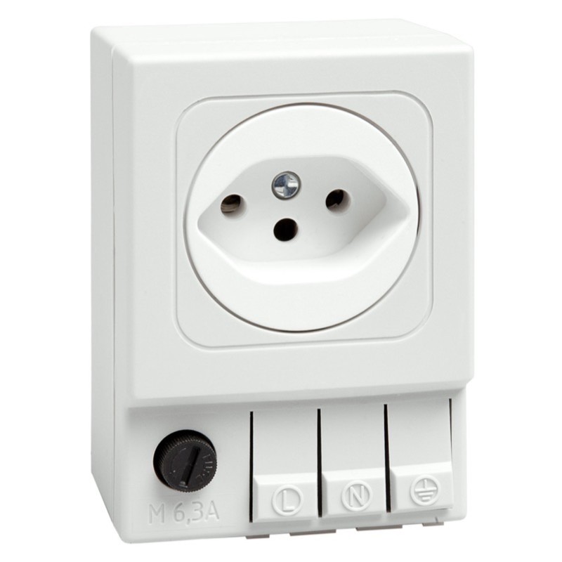 03502.0-00 STEGO SD 035 DIN Rail Mounted Electrical Socket with Fuse Switzerland