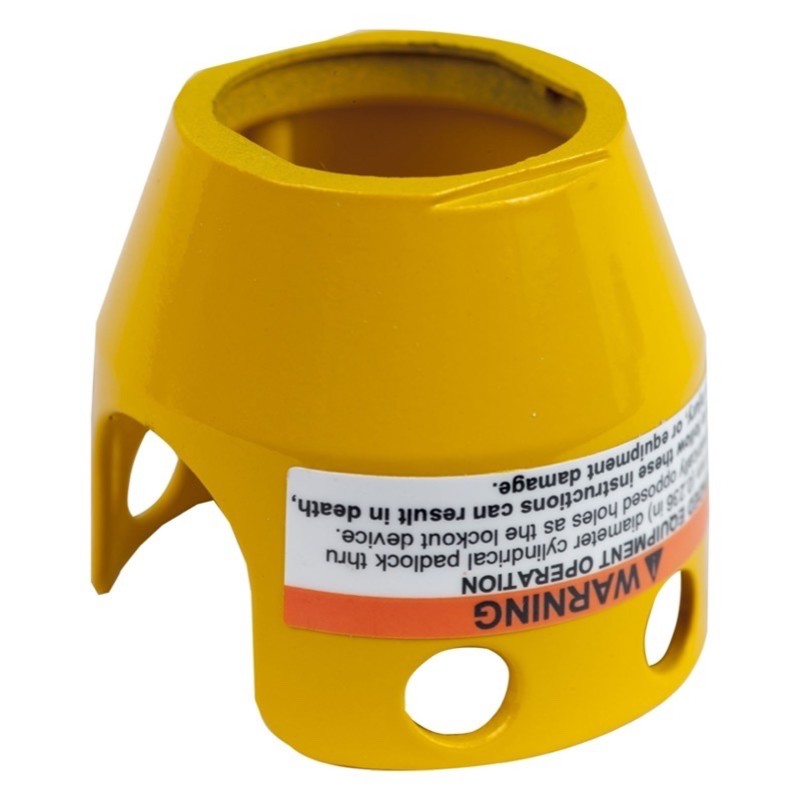 ZBZ1605 Schneider Electric Harmony Yellow Metal Padlockable Guard for 40mm Mushroom Head