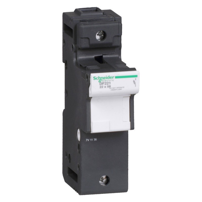 DF221 Schneider TeSys DF 22 x 58mm 125A Single Pole Fuse Carrier