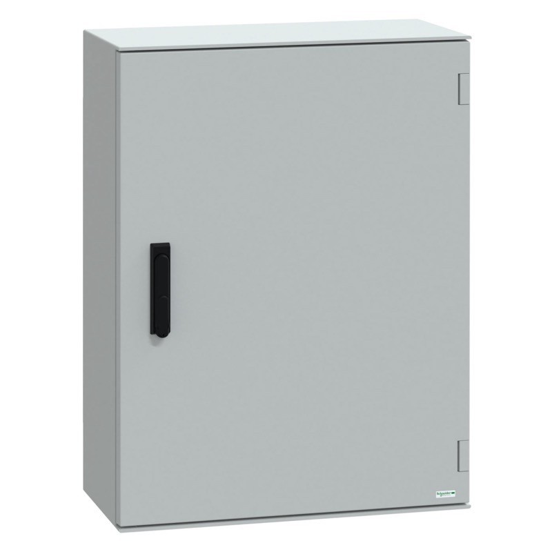 NSYPLM86VG Schneider PanelSeT PLM GRP 847H x 636W x 300mmD Wall Mounting Enclosure IP66 3 Point Lock