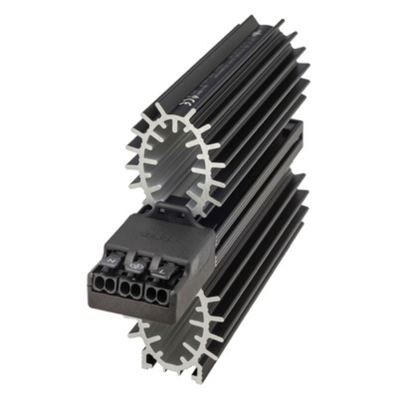 16503.0-00 STEGO LP 165 Enclosure Heater 100W Clamp Connectors 110-240V AC/DC DIN Rail Mount