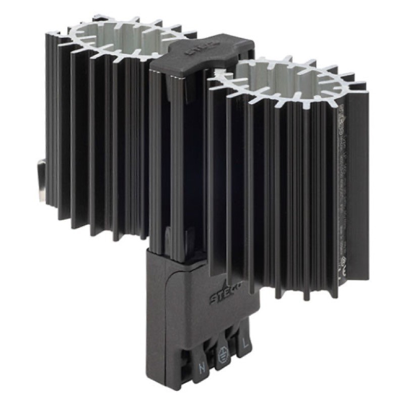16501.0-00 STEGO LP 165 Enclosure Heater 60W Clamp Connectors 110-240V AC/DC DIN Rail Mount