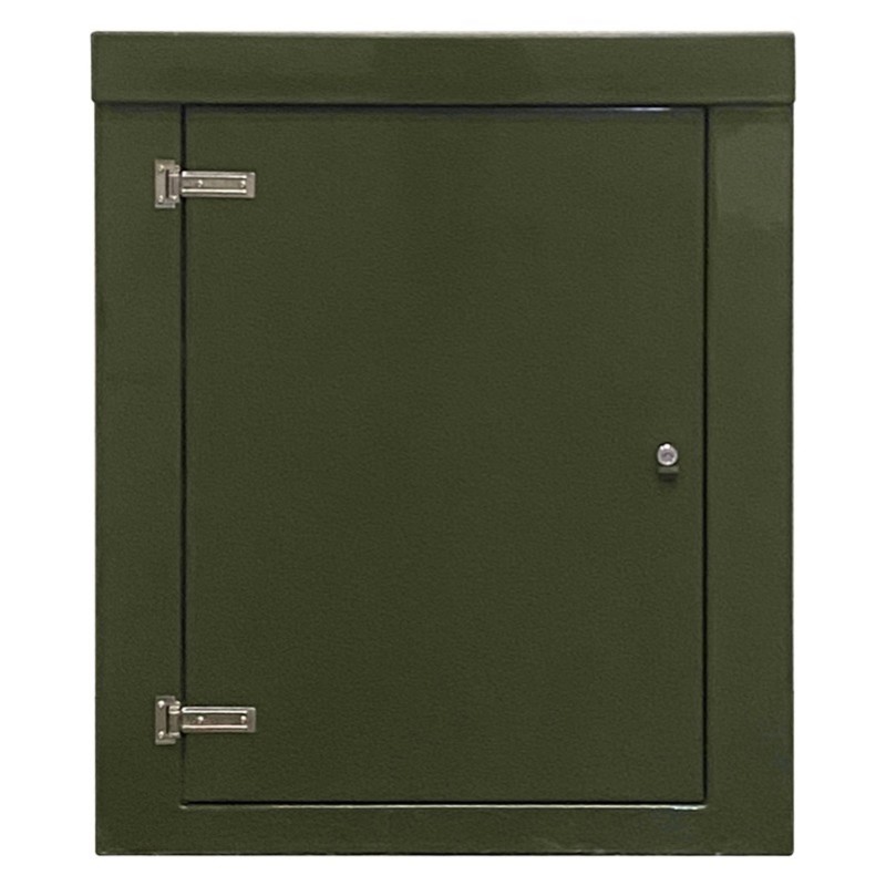 RSC1194GN-SS GRP 1150H x 945W x 470mmD Roadside Cabinet IP55 with Open Bottom Stainless Steel Hinges