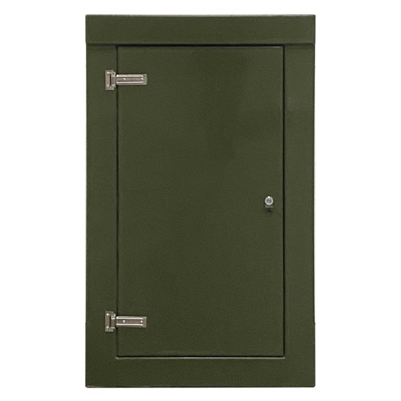 RSC1275GN-SS GRP 1250H x 745W x 500mmD Roadside Cabinet IP55 with Open Bottom Stainless Steel Hinges