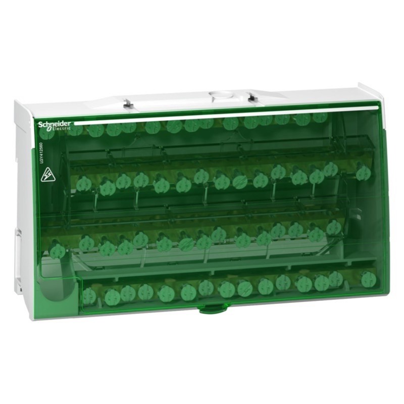 LGY412560 Schneider Electric Linergy DS Screw Distribution Block 125A Four Pole 4 x 15 Connections