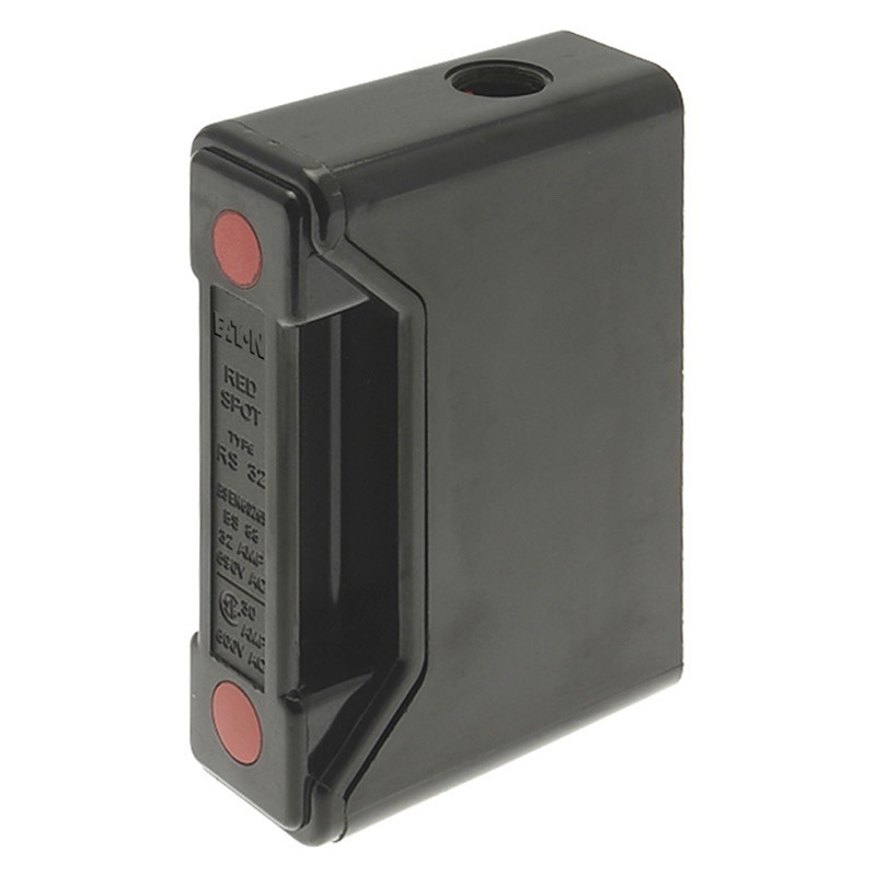 Eaton Bussmann Red Spot Fuse Holder 32A Black for BS88 A2 Fuse
