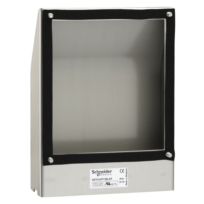 NSYCAP125LXF Schneider ClimaSys CA Stainless Steel Cover Cut-out 125 x 125mm with Filter IP55