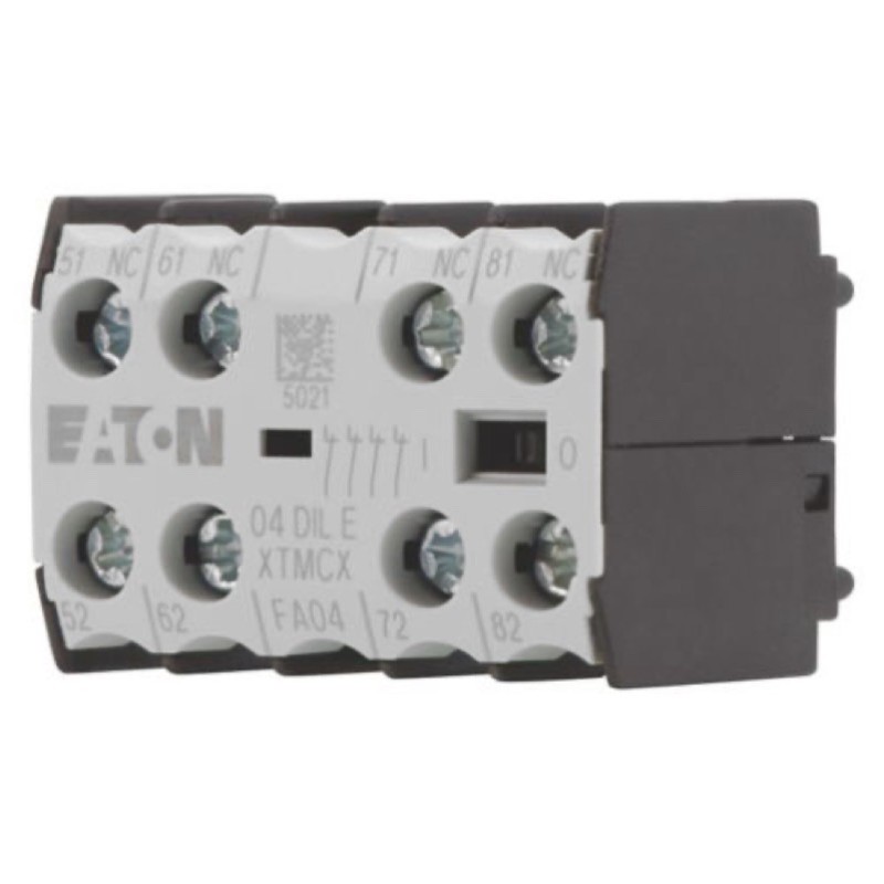 04DILE Eaton DILE Auxiliary Contact Block 4 x N/C Contacts Top Mounting