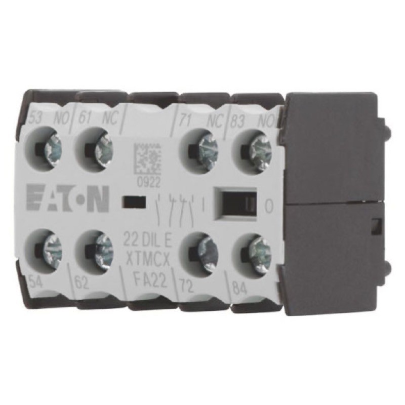 22DILE Eaton DILE Auxiliary Contact Block 2 x N/O &amp; 2 x N/C Contacts Top Mounting