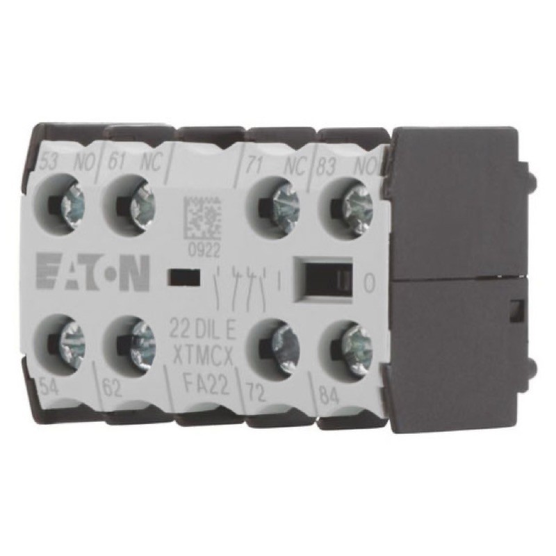 22DILE Eaton DILE Auxiliary Contact Block 2 x N/O &amp; 2 x N/C Contacts Top Mounting