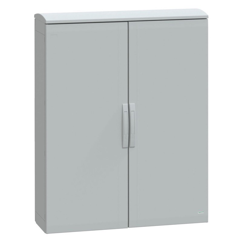 NSYPLAT12103G Schneider Thalassa PLAT GRP 1250H x 1000W x 320mmD Floor Standing Enclosure with Ventilated Canopy IP44