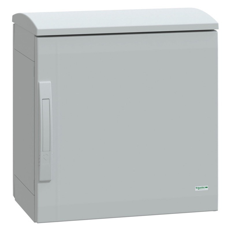 NSYPLAT553G Schneider Thalassa PLAT GRP 500H x 500W x 320mmD Floor Standing Enclosure with Ventilated Canopy IP44