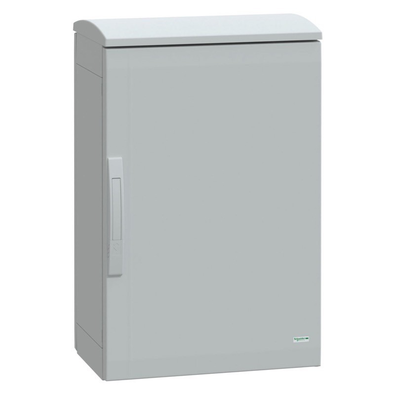 NSYPLAT753G Schneider Thalassa PLAT GRP 750H x 500W x 320mmD Floor Standing Enclosure with Ventilated Canopy IP44