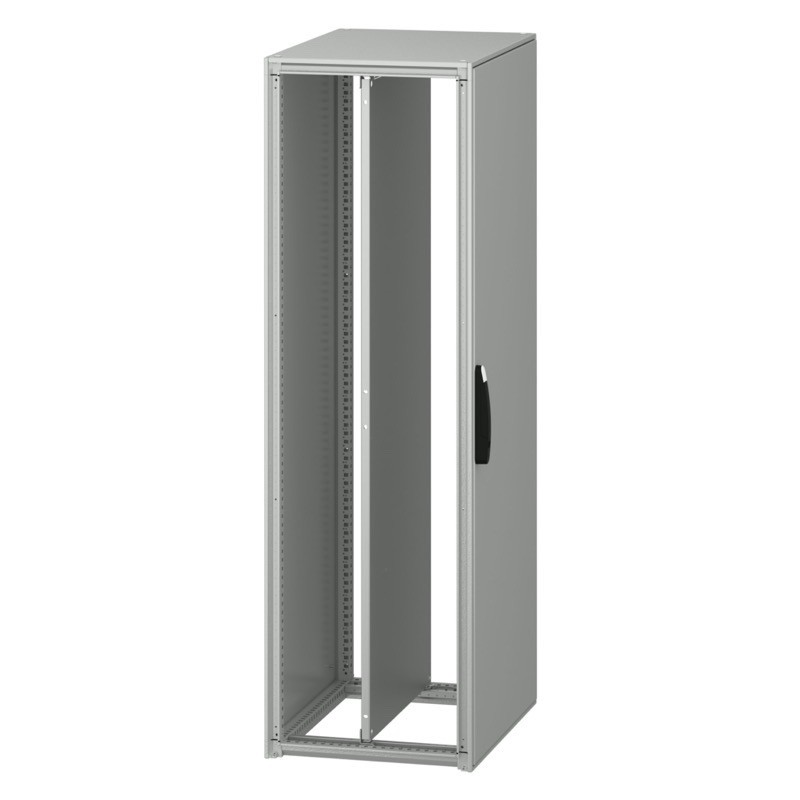 NSYSFN12640P Schneider PanelSeT SFN Mild Steel 1200H x 600W x 400mmD Floor Standing Enclosure Single Door IP55 with Mounting Plate
