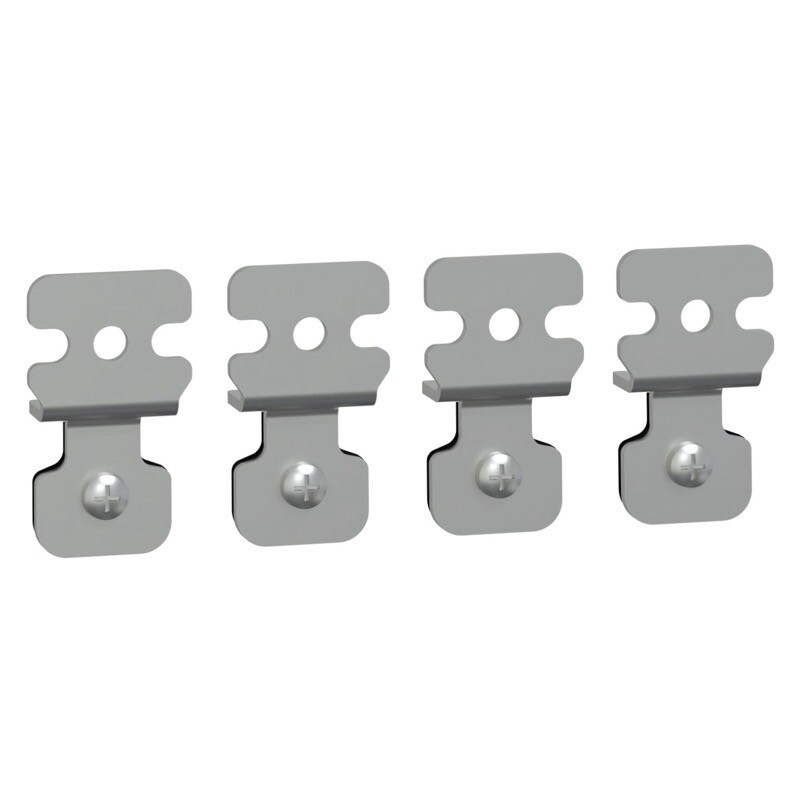 NSYAEFPFSB Schneider Electric PanelSeT Set of 4 Wall Fixing Brackets for NSYSBM Terminal Boxes