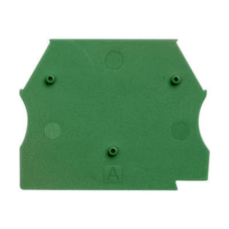 EP2.5-10GREEN IMO ER Green End Plate for ER2.5-ER10 2.5mm to 10mm Terminals