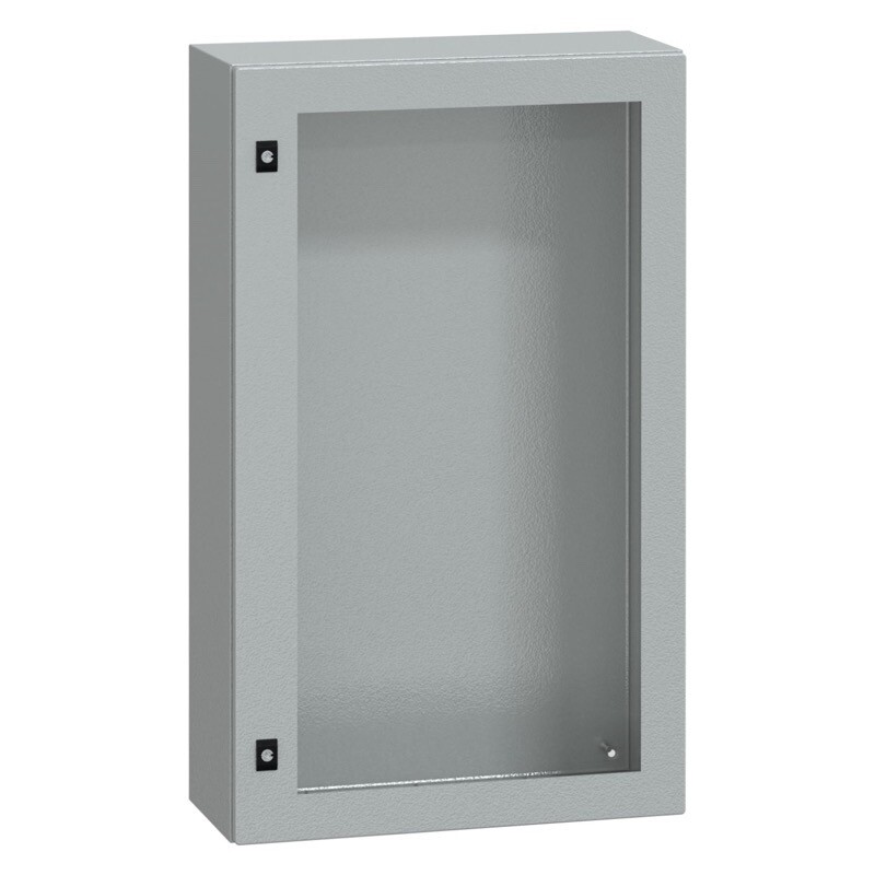 NSYCRN106250T Schneider PanelSeT CRN Mild Steel 1000H x 600W x 250mmD Wall Mounting Enclosure IP66 Glazed Door