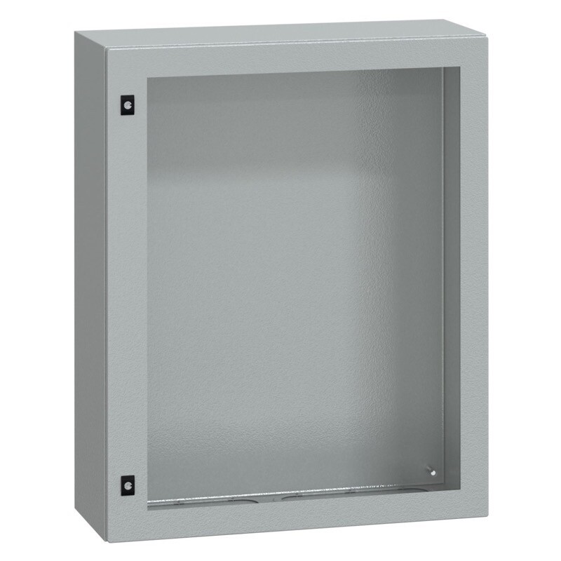 NSYCRN108300T Schneider PanelSeT CRN Mild Steel 1000H x 800W x 300mmD Wall Mounting Enclosure IP66 Glazed Door